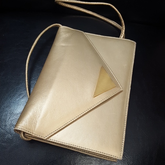 Neiman Marcus Italy Leather Clutch - Picture 5 of 8